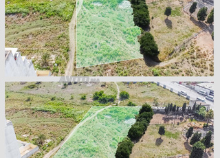 terrain 391m² immeuble R5 sur la route de Rabat