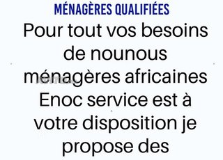 Nounou ivoirienne recherche du travail 