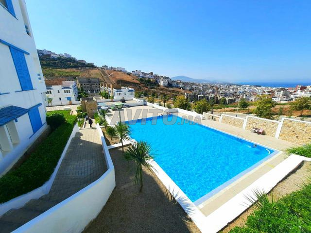 Bel appartement avec piscine à M'diq