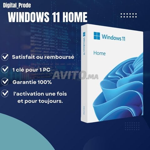 Windows 11/10/8 Home 1 PC / 5 PC Clé License 💻