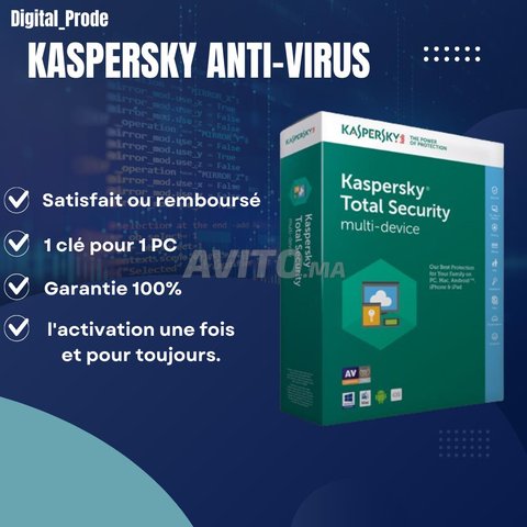 kaspersky internet security 1 PC Clé License 💻