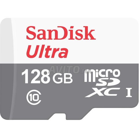 Sandisk Carte Mémoire 128 Gb Ultra 80MB/s 