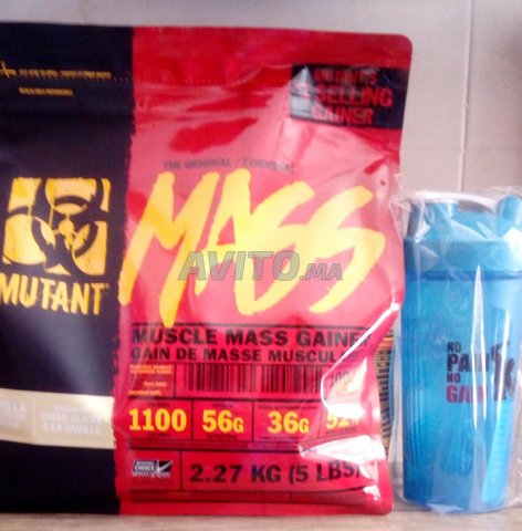 Mass 2.27kg et shaker 420 dh