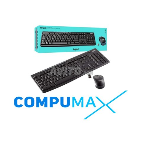 MK270-Ensemble Souris et Clavier sans fil (AZERTY)