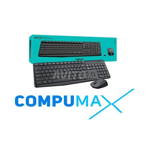 Logitech MK235 - Souris et clavier AZERTY sans fil