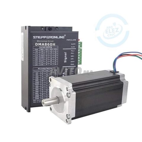 Moteur pas a pas nema 34 cnc 