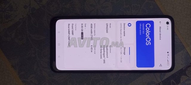 Oppo Reno 8 lite 5g 