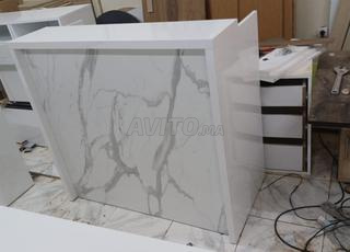 comptoir accueil élégant مكتب الاستقبال