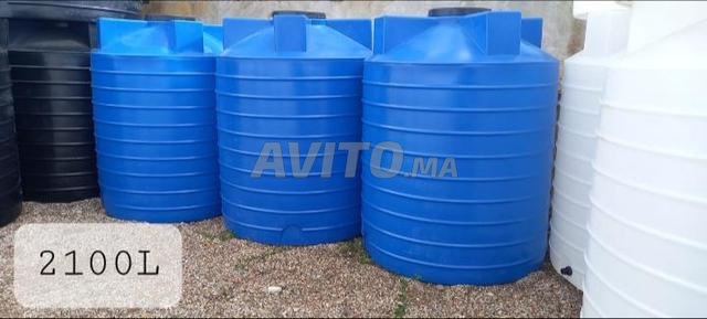 Cuve Alimentaire 1000L Blanc Bleu Noir
