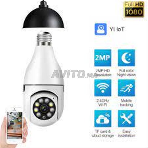WiFi 360 lampe  caméra  Smart sans fil Wi-Fi