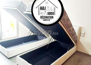 سرير مفرد مع تخزين