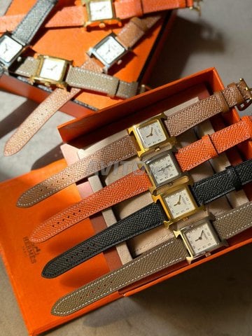 Montre Hermes en cuir HR3870