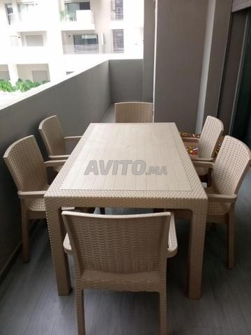 Salle a manger pour extérieur 6 places