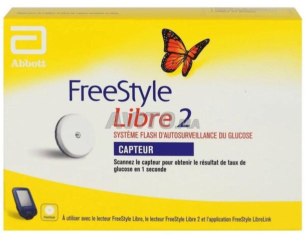 capteur FREESTYLE LIBRE 2 France 
