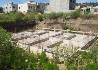 Terrain villa 3 façades route Achakar 