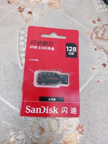 SanDisk-Mini clé USB originale 128 GO