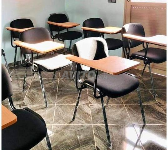 fabrication chaise en tissu / avec ecritoire