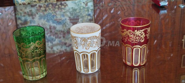  2 Verre a thé saint louis 