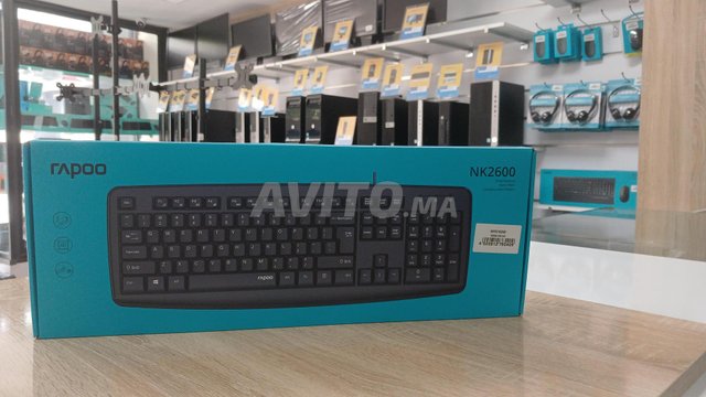 Clavier Rapoo NK 2600 AZERTY Avec FIL 