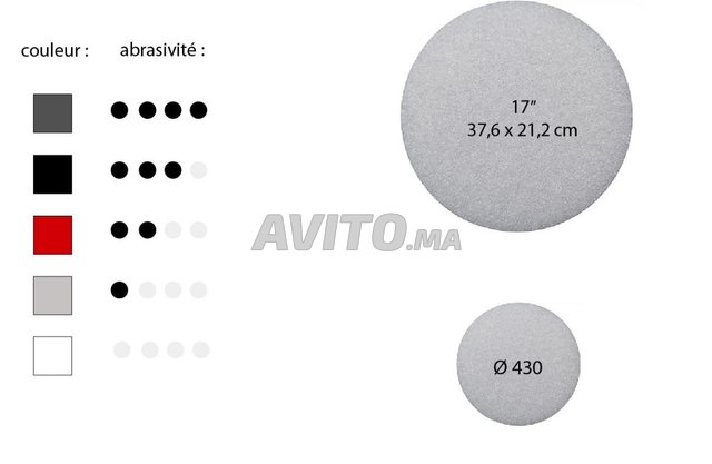 Pads abrasif monobrosse