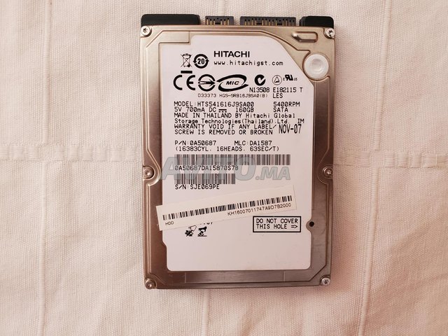 HITACHI 160GB 2.5in SATA HDD