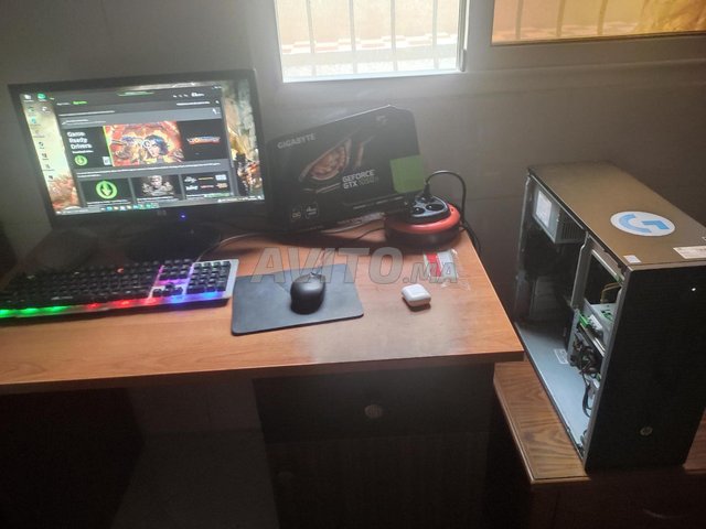 pc gamer i5 4690 gtx 1050 ti ecran clavier souris
