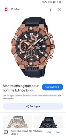 montre casio édifice 