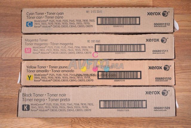 jeu toner Xerox WorkCentre C80XX -78XX -75XX