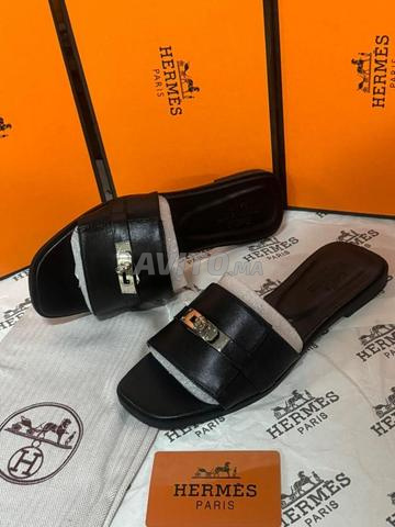 Mules Oran Claquette De Luxe Femme HermÃ¨s Sandales Chypre Hermès