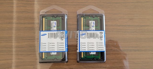 2 Barettes mémoire 2*8Gb DDR3 1600MHZ
