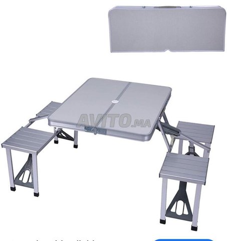 Table pliantes 4 personnes plage et pique-nique 