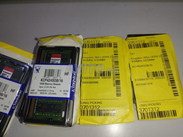 RAM 16GB DDR4 SDRAM  2400mhz pc portable