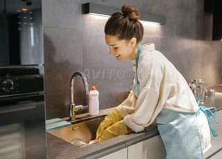 نبحث عن عاملة منزلية ميناج مع المبيت رباط