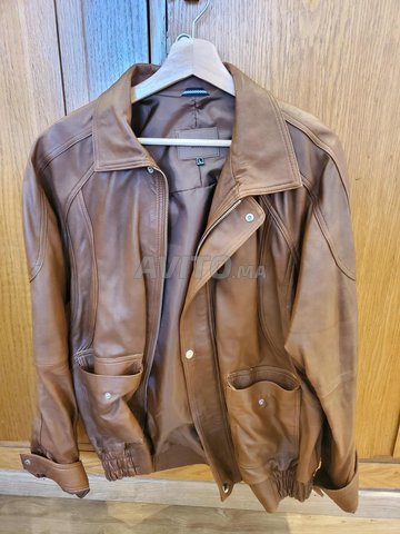 Blouson cuir neuf pour homme 