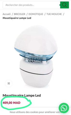 lampe moustiquaire