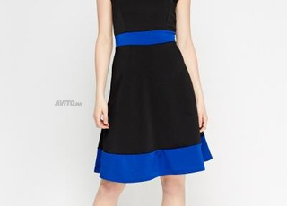 Robe patineuse bicolore