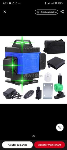 Niveau Laser 3D 16 lignes 360 auto nivelant