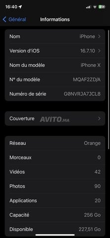 IPhone x 