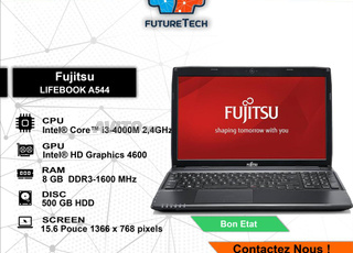 Fujitsu LifeBook A544 i3 4th Sans batterie 