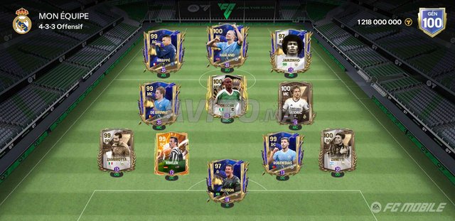 Compte FC Mobile حساب