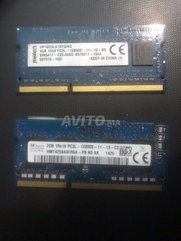 Barrette Mémoire RAM pc/portable 6Go DDR3 Kingston
