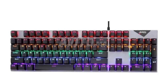 ⌨️ Clavier mecanique gamer jedel bleu switches