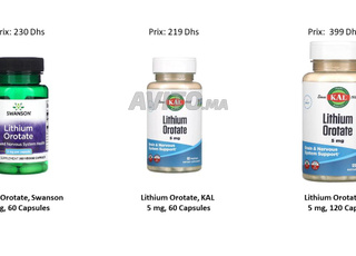 Lithium Orotate, Complément alimentaire naturel