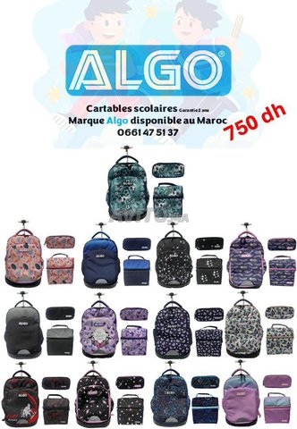 Cartables scolaires Algo