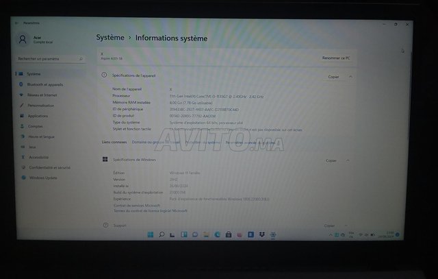 Acer Aspire 3 A315-58-5700 