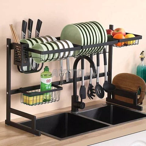 Étagère de séchage de vaisselle inox
