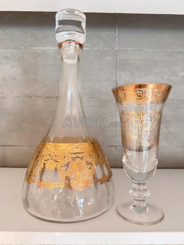 Carafe et 6 verres