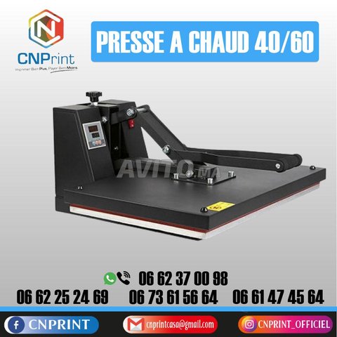 PRESSE A CHAUD TEXTILE 40cm/60cm