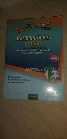 Maxi. Maths SM 1er an Bac tome1