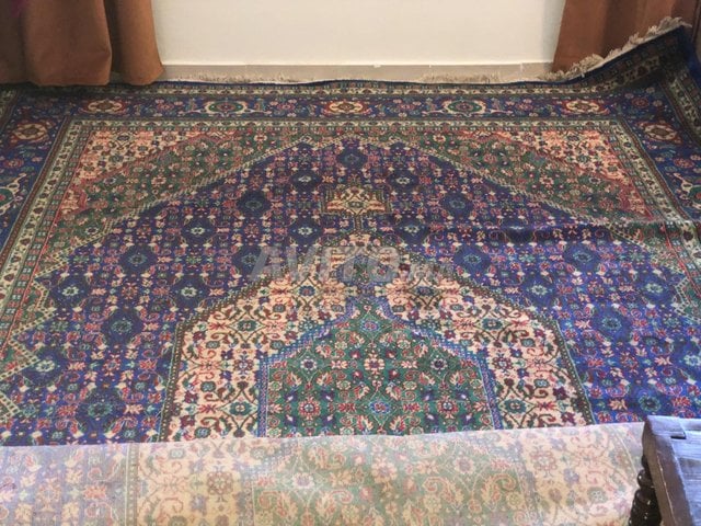 Tapis traditionnel Turc bleu 470x250